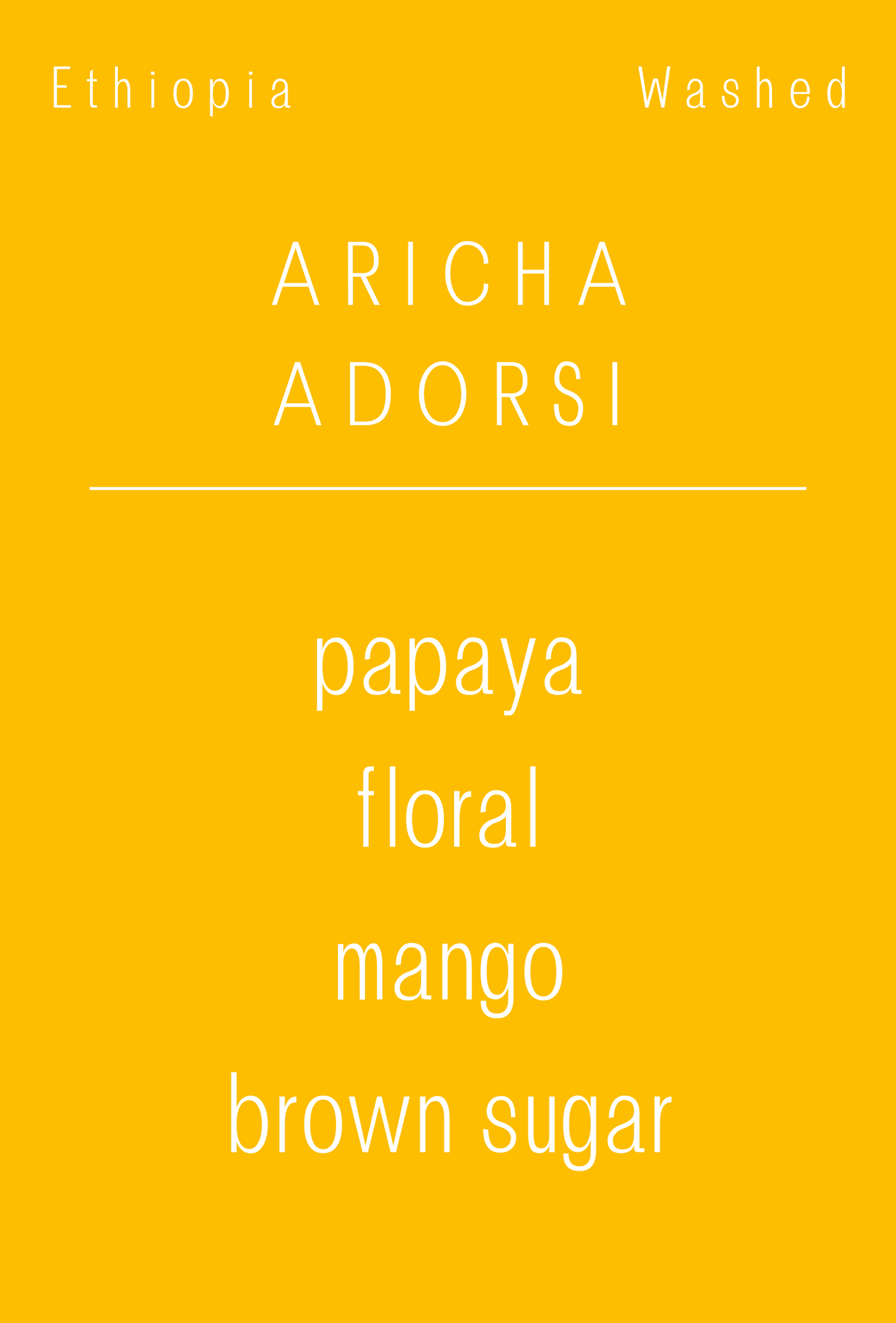 Ethiopia - Aricha Adorsi