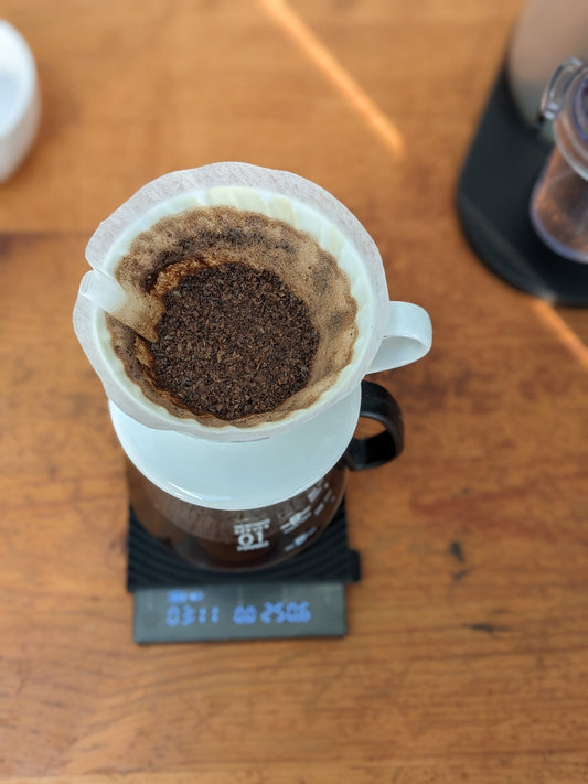 why does my v60 pourover drain too fast