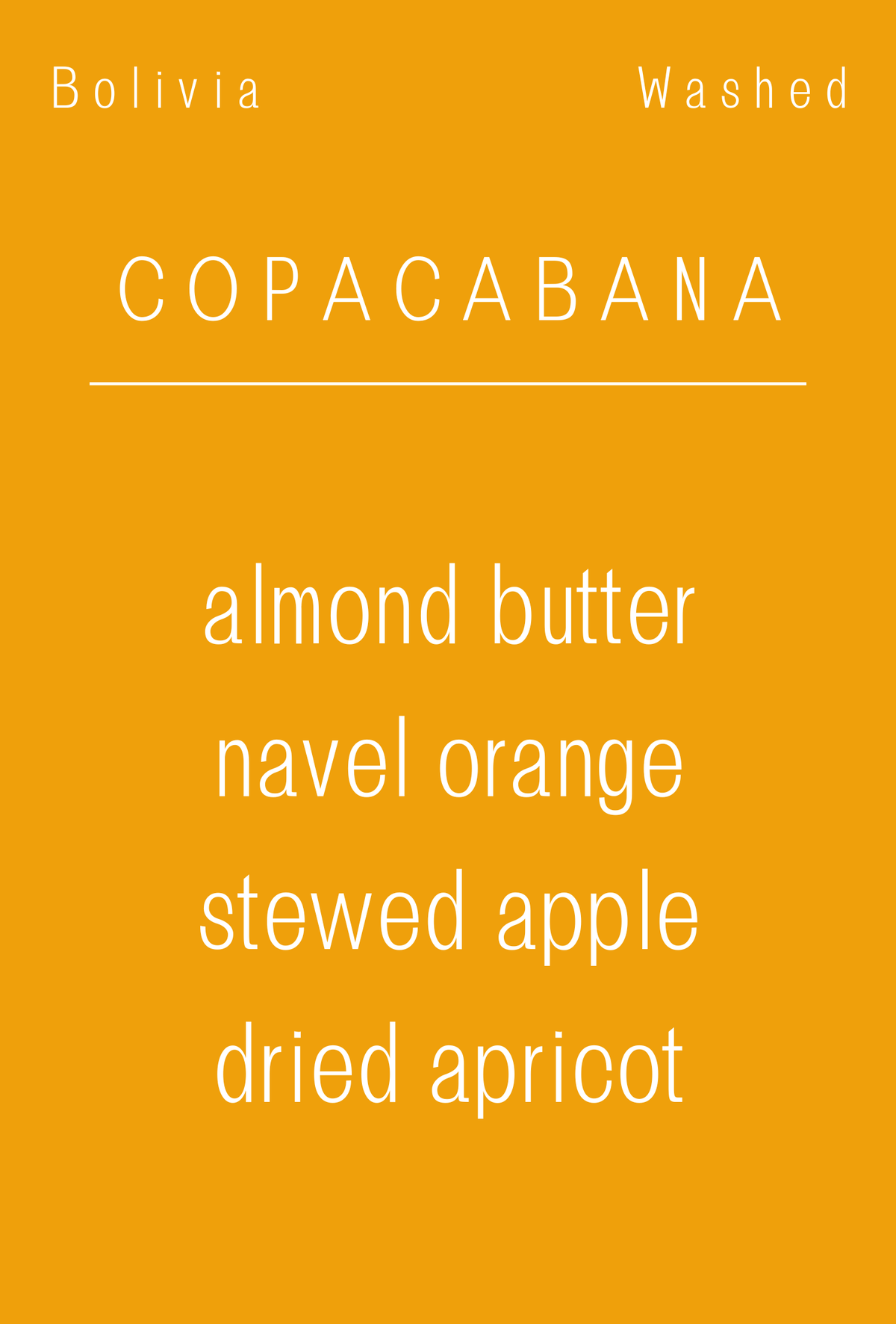 Bolivia - Copacabana Women's Blend | Caturra + Catuai Washed