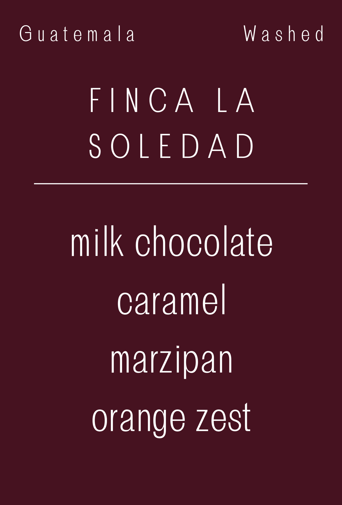 Guatemala - Finca La Soledad | Washed Caturra - Lot 1