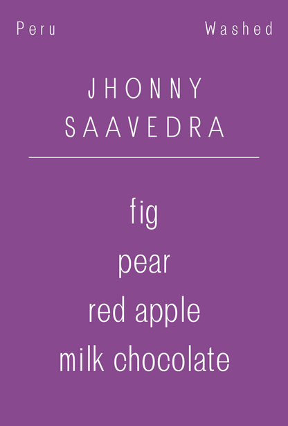 Peru - Jhonny Saavedra | Washed | Catuai